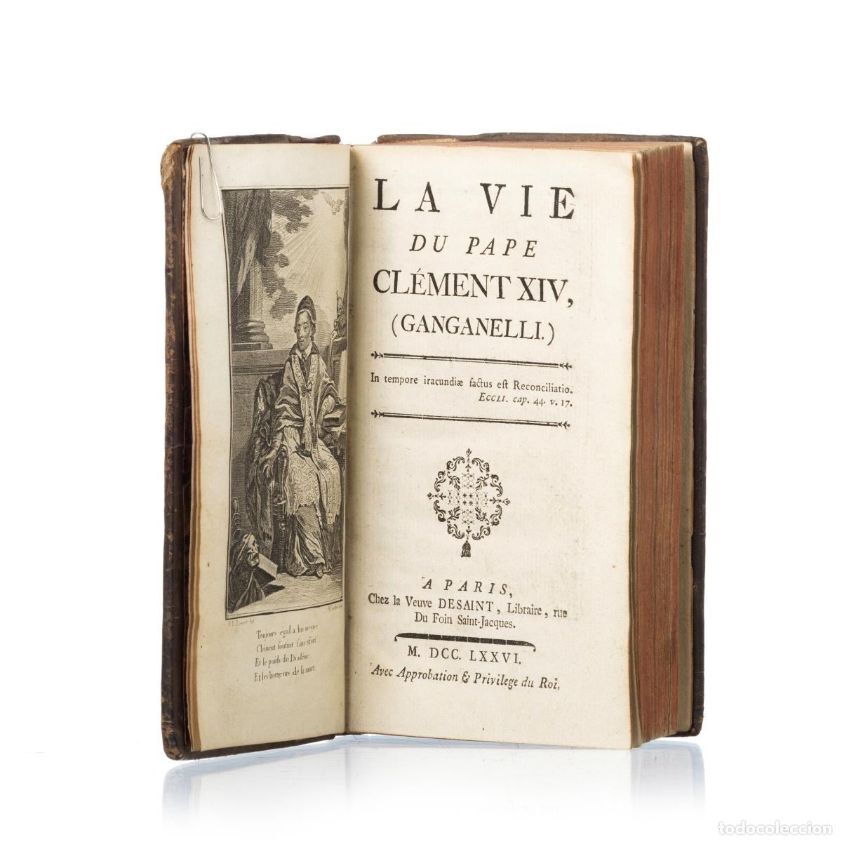 Livres: Libros - Caraccioli; Louis Antoine de - La vida del Papa Clemente XIV