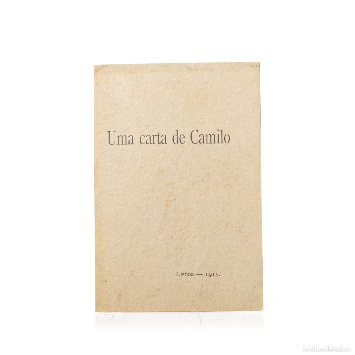 Libros: Libros - Castelo Branco; Camilo - Una carta de Camilo - Foto 1