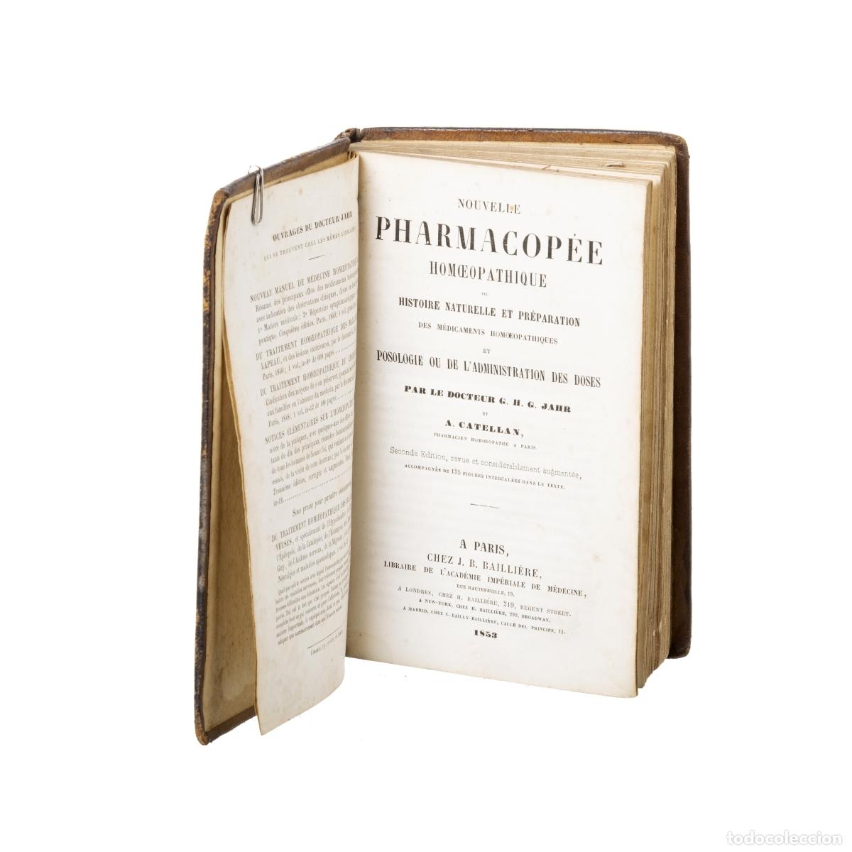 Livres: Libros - Castellano; A. - Nouvelle pharmacopee homeopathique ou histoire naturallle