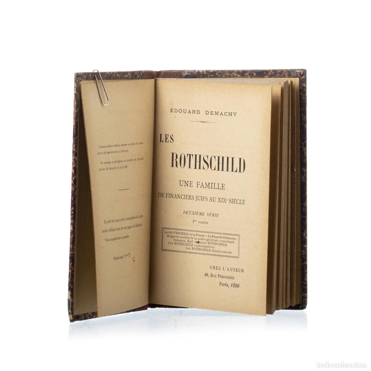 B&uuml;cher: Libros - Demachy; &Eacute;douard - Los Rothschild, una familia de financieros jud&iacute;os del siglo XIX.
