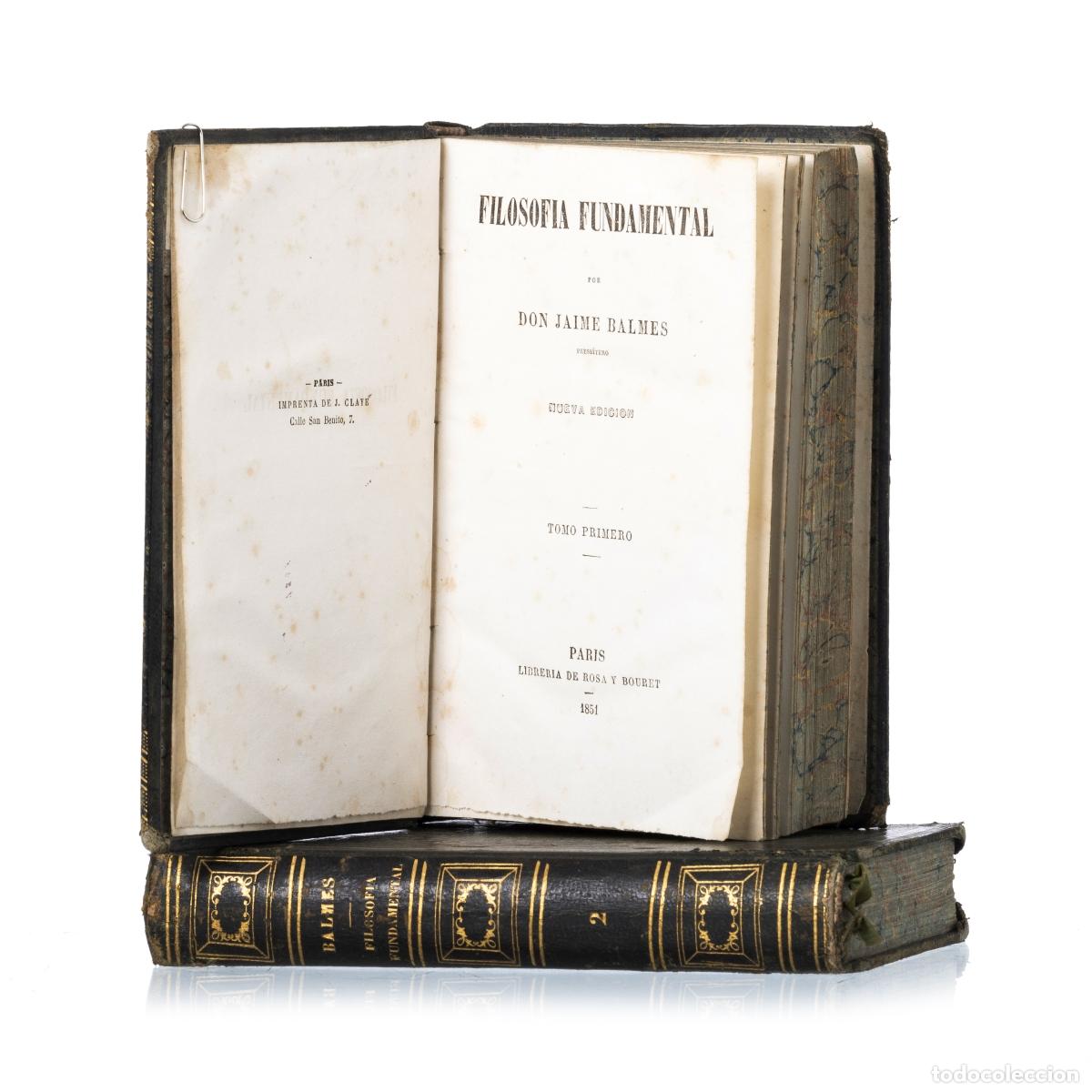 Libros: Libros - Filosof&iacute;a Fundamental (2 vols.) - Foto 1