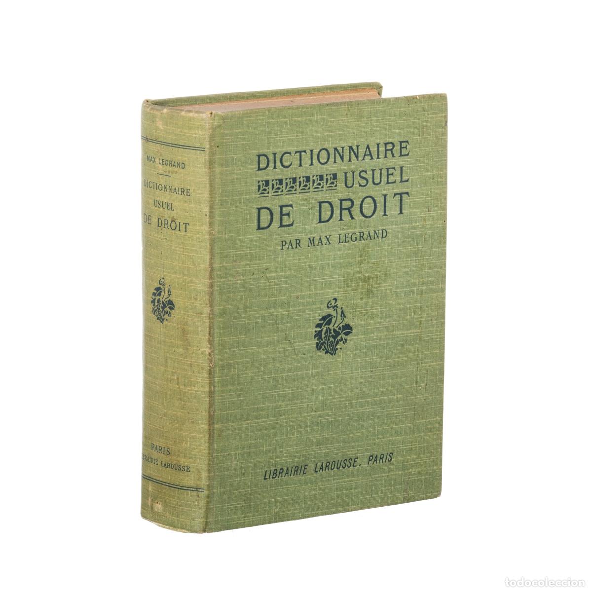Libros: Libros - Legrand; Max - Diccionario habitual de derechos