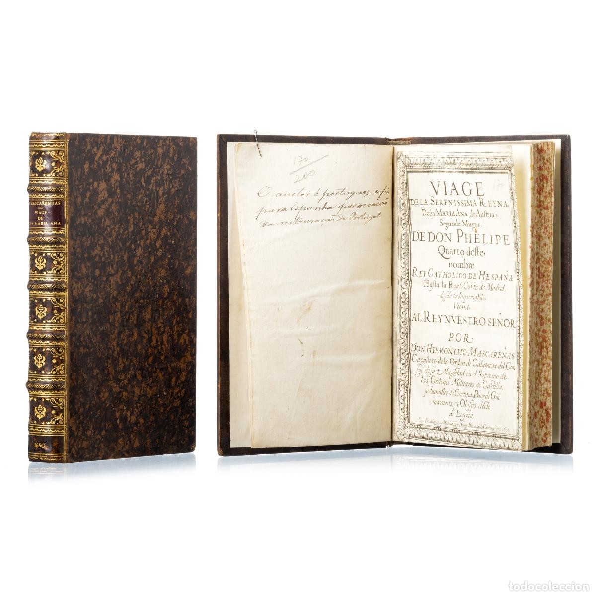 B&uuml;cher: Libros - Mascarenhas; D. Jer&oacute;nimo de - Viaje de la Seren&iacute;sima Reina Do&ntilde;a Mar&iacute;a Ana de Austria