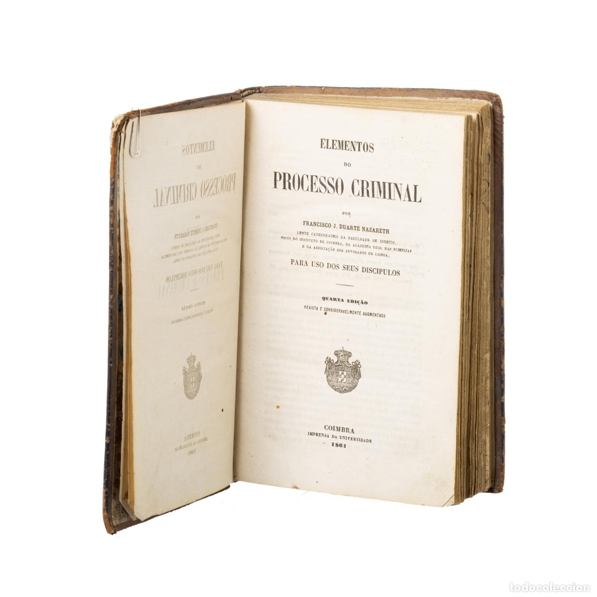 B&uuml;cher: Libros - Nazareth; Francisco J. Duarte - Elementos de procedimiento penal