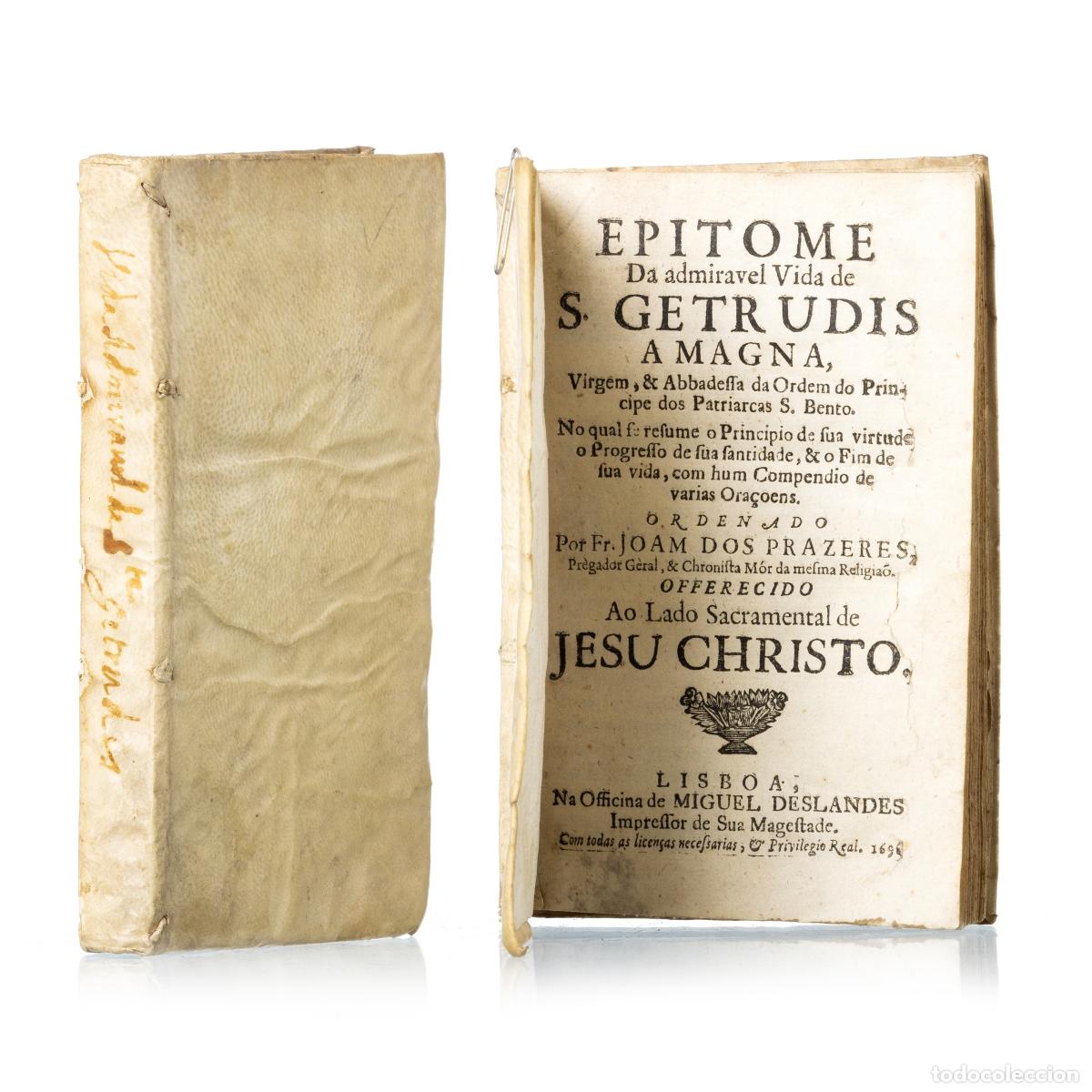 Livros em segunda m&atilde;o: Libros - Placeres; Padre Juan de - Ep&iacute;tome de la admirable vida de Santa Gertrudis la Grande
