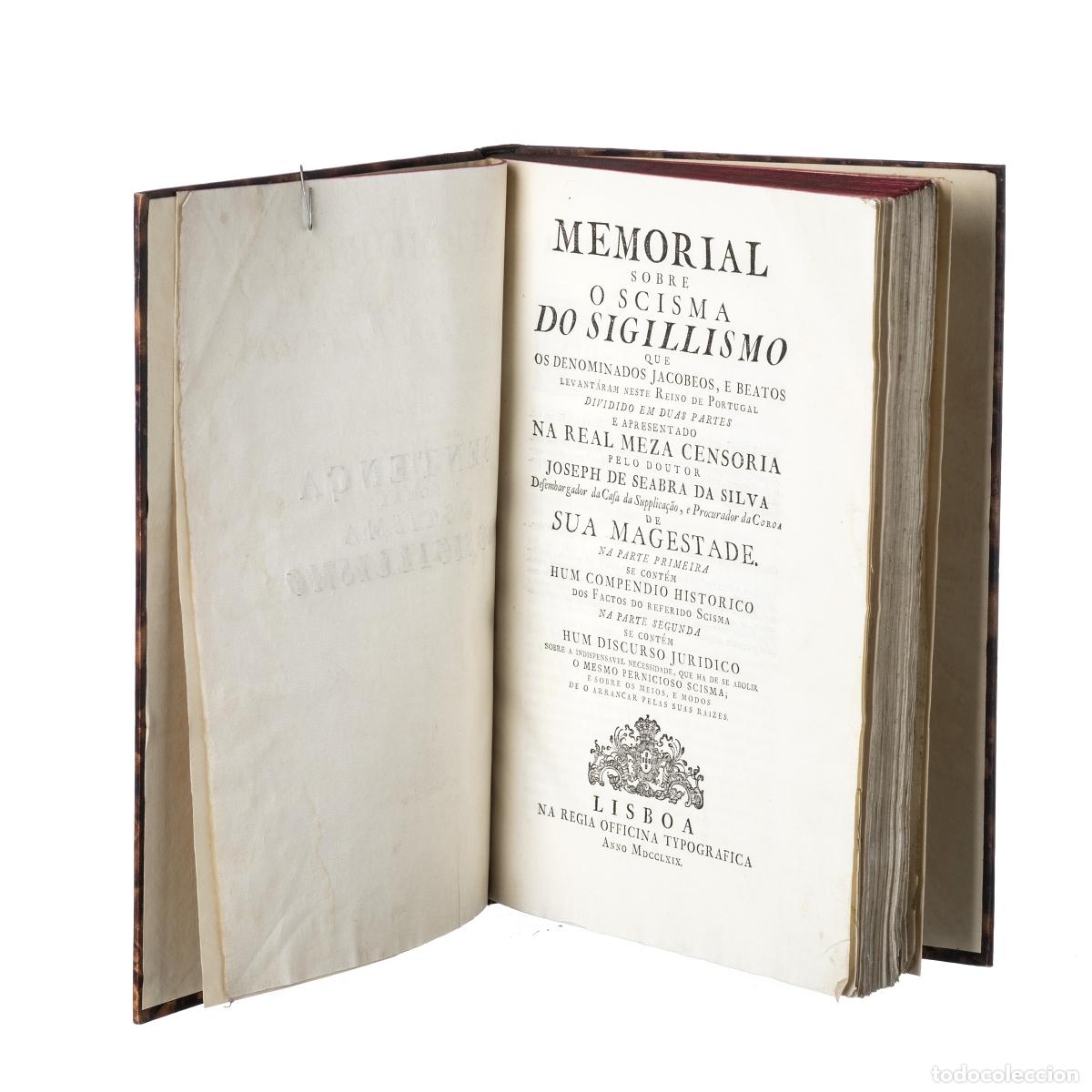 B&uuml;cher: Libros - Silva; Joseph de Seabra da - Memorial sobre el esclerismo del sigilismo�