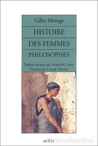 Libros: Histoire des femmes philosophes- 9782869596153