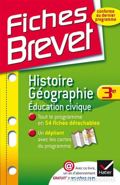 Libros: Histoire G&eacute;ographie &Eacute;ducation civique 3e- 9782218981449