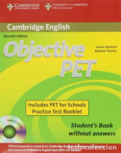 Libros: Objective PET For Schools Pack without Answers- 9780521168274