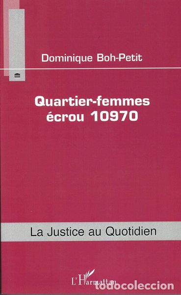 Livres: Quartier-femmes &eacute;crou 10970- 9782343074368