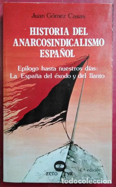 Livros em segunda m&atilde;o: Historia del anarcosindicalismo espa&ntilde;ol- 9788431704704