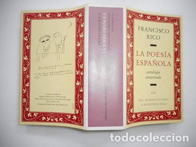 Libros: La poes&iacute;a espa&ntilde;ola: Antolog&iacute;a comentada. T.3: Del Romanticismo...- 9788422638230