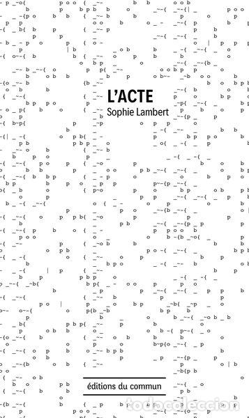 Libros: L'acte- 9791095630555