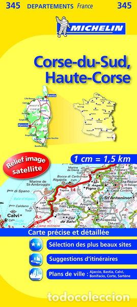 Livres: Carte Routi&egrave;re 345 Corse-du-Sud, Haute-Corse- 9782067132993