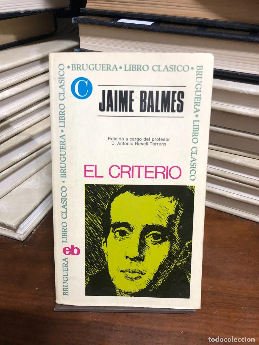 Libros: El criterio Jaime Balmes - Foto 1