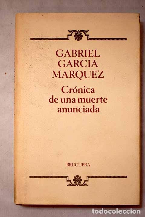 Libri di seconda mano: Cr&oacute;nica de una muerte anunciada.- Garc&iacute;a M&aacute;rquez, Gabriel
