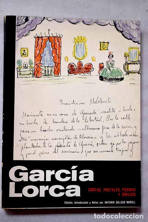 Libros: Cartas, postales, poemas y dibujos.- Garc&iacute;a Lorca, Federico