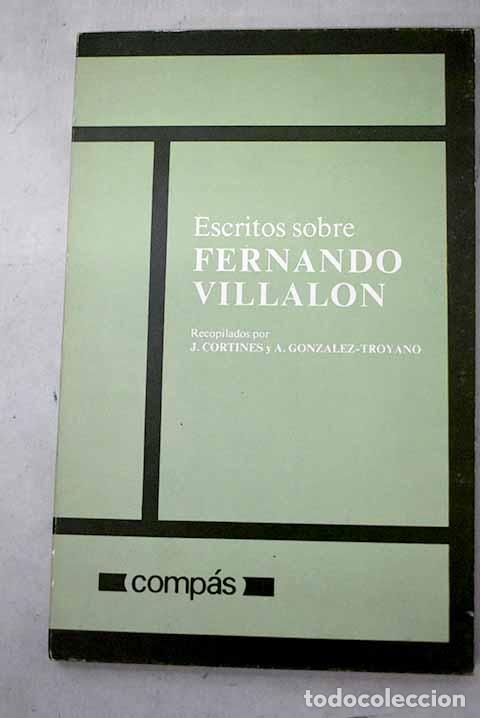 Libros: Escritos sobre Fernando Villal&oacute;n