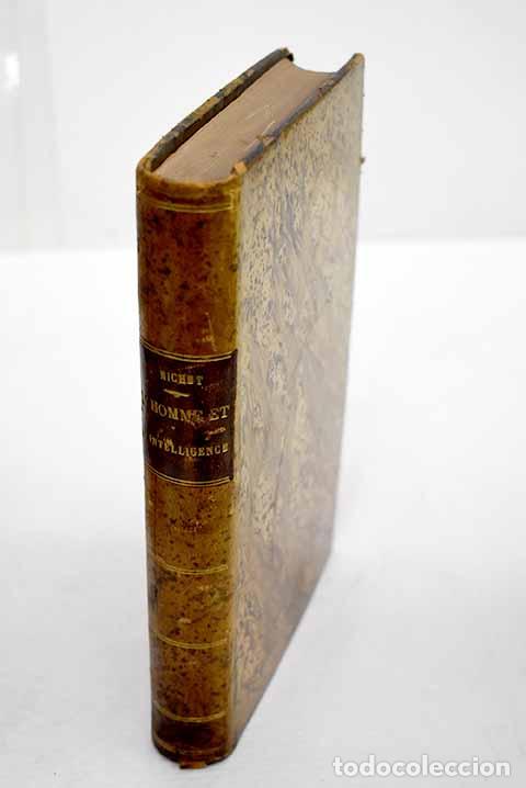 Libros: L homme et l intelligence: fragments de physiologie et de psychologie.- Richet, Charles