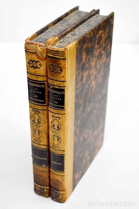 Libros: Cours de philosophie.- Damiron, Ph