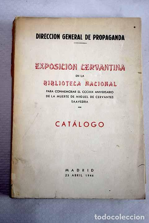 Libros: Exposici&oacute;n cervantina en la Biblioteca Nacional: Cat&aacute;logo
