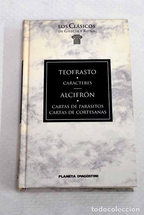 Libros: Caracteres: Teofrasto.- Teofrasto