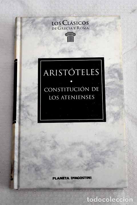 Libros: Constituci&oacute;n de los atenienses.- Arist&oacute;teles