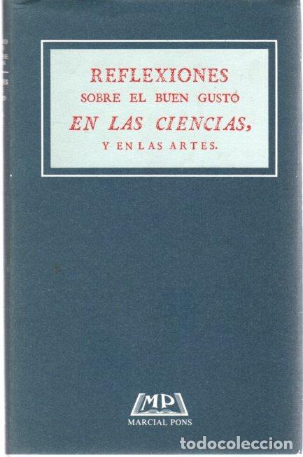 Libros: Reflexiones sobre el buen gusto en ciencias y las artes - Muratori, Luis Antonio