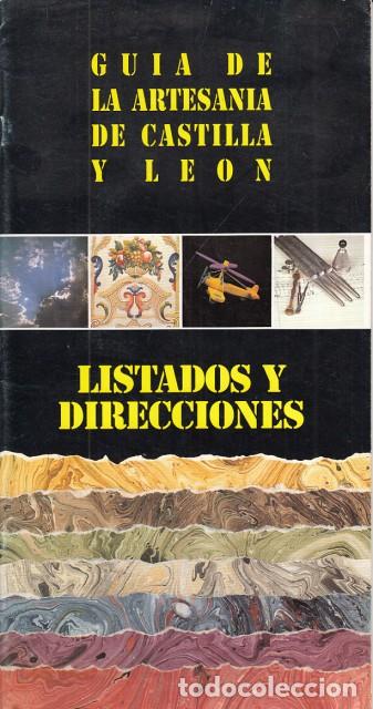 B&uuml;cher: GU&Iacute;A DE LA ARTESAN&Iacute;A DE CASTILLA Y LE&Oacute;N. LISTADOS Y DIRECCIONES - JUNTA DE CASTILLA Y LE&Oacute;N