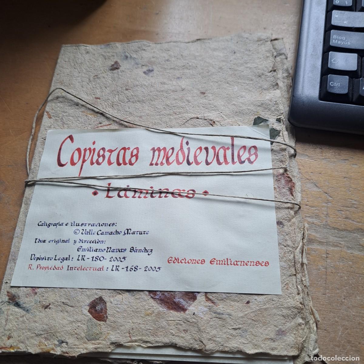 Libros: COPISTAS MEDIEVALES LAMINAS CALIGRAFIA E ILUSTRACIONES VALLE CAMACHO MATURE EDICIONES EMILIANENSES 2