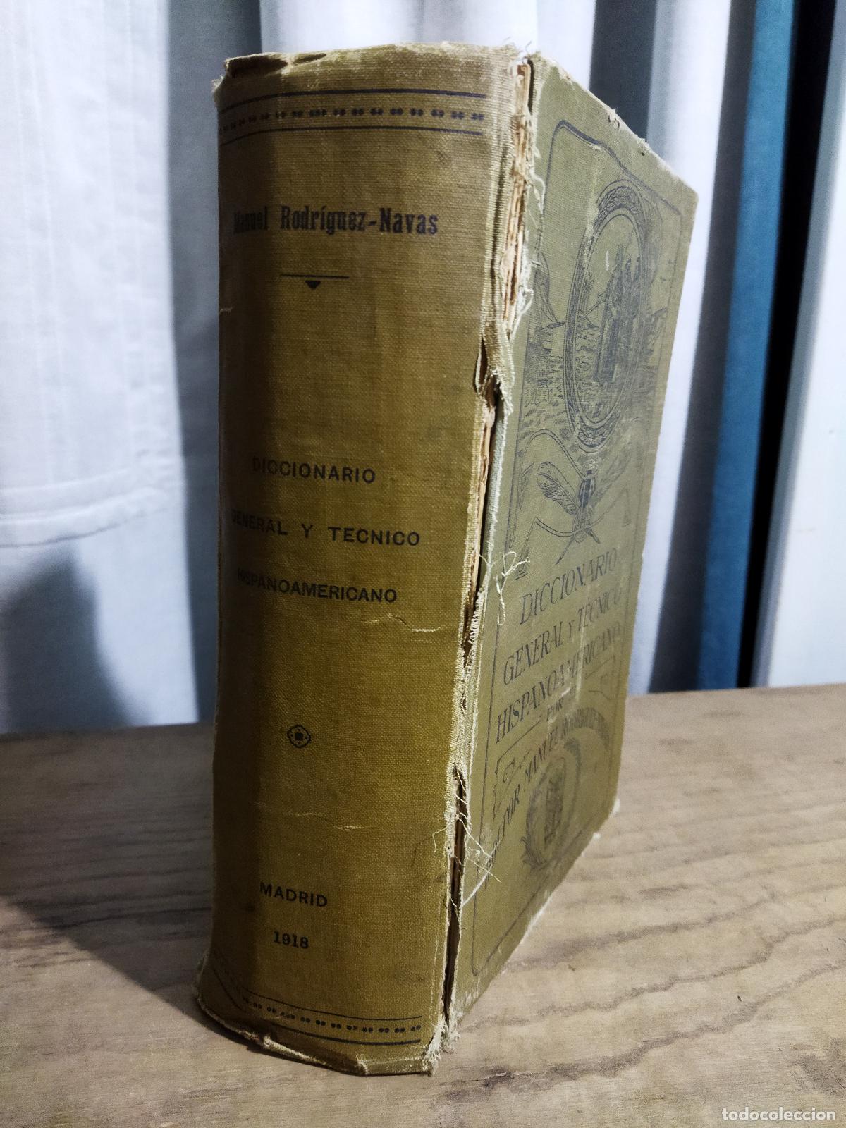 Libros: DICCIONARIO GENERAL Y TECNICO HISPANOAMERICANO - RODRIGUEZ NAVAS, MANUEL