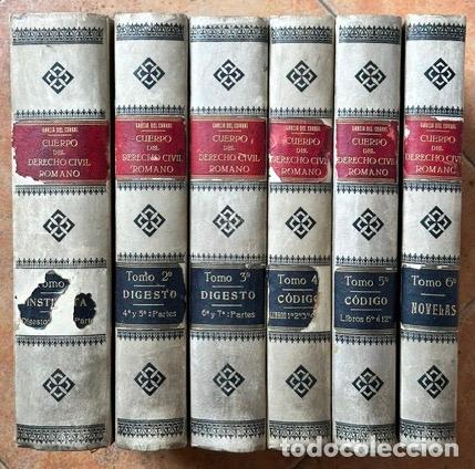 Libros: CUERPO DEL DERECHO CIVIL ROMANO A DOBLE TEXTO, TRADUCIDO AL CASTELLANO DEL LATINO. Publicado po... -