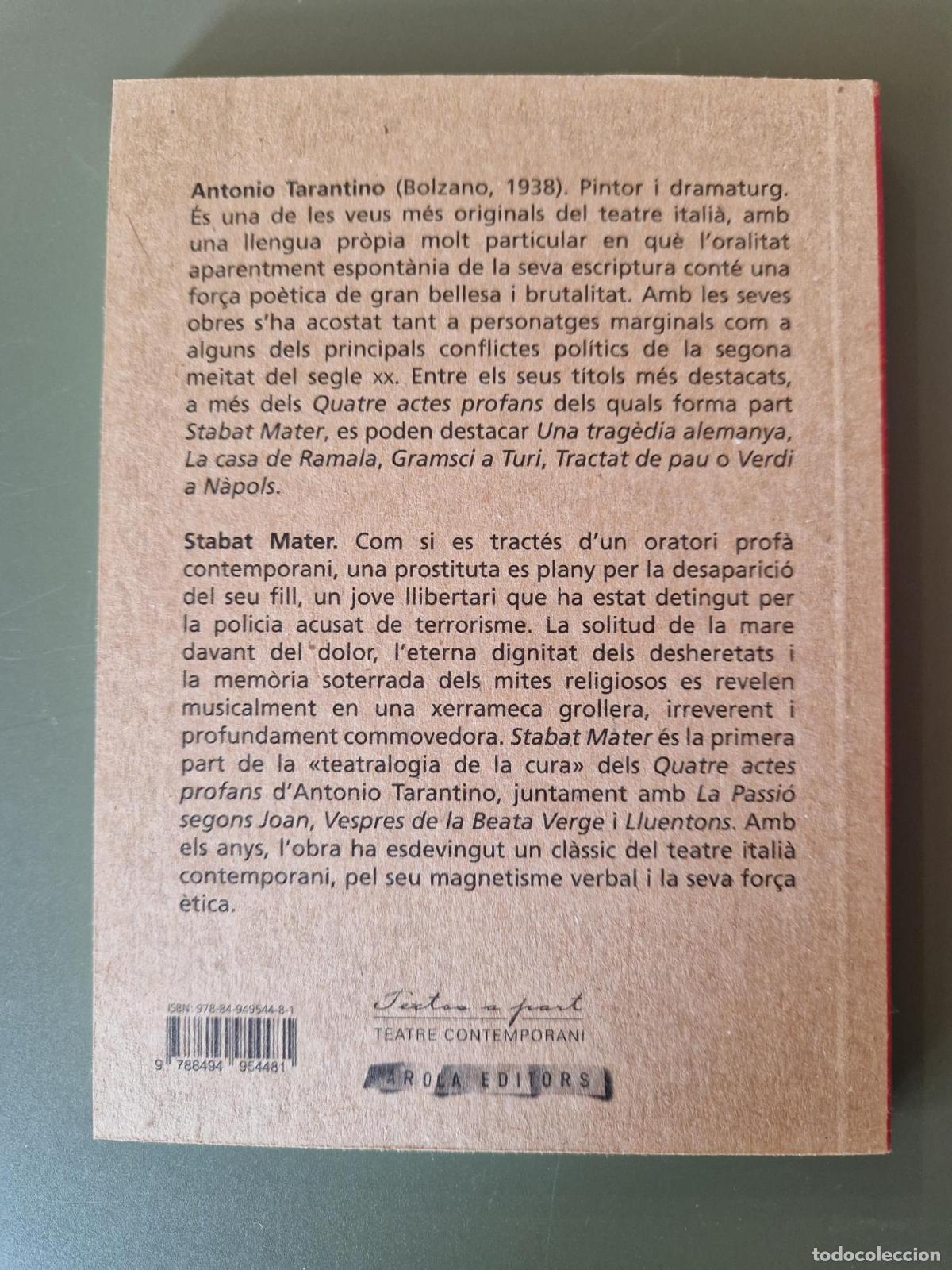 Libros: Stabat mater - Antonio Tarantino - Foto 2