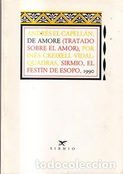 books: De amore. Tratado sobre el amor - Andr&eacute;s El Capell&aacute;n