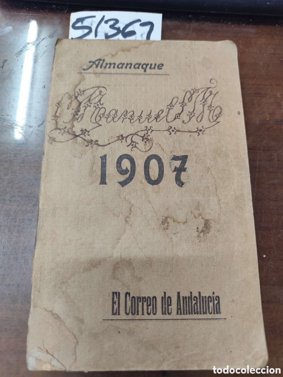 Livros em segunda m&atilde;o: ALMANAQUE DE EL CORREO DE ANDALUCIA PARA EL ARZOBISPADO DE SEVILLA 1907