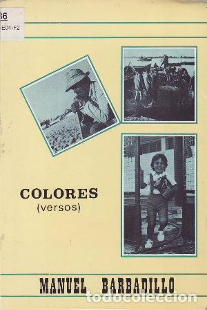 Libros: BARBADILLO, Manuel.- - Colores (versos).