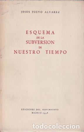Libros: FUEYO ALVAREZ, Jes&uacute;s.- - Esquema de la subversi&oacute;n de nuestro tiempo.