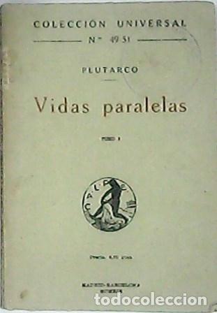 books: PLUTARCO.- - Vidas paralelas. Tomo I: Teseo, R&oacute;mulo, Licurgo, Numa, Sol&oacute;n, Publ&iacute;cola.