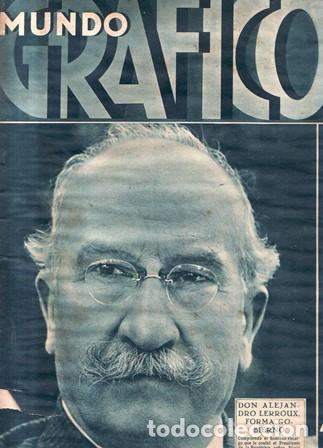 Libros: MUNDO GR&Aacute;FICO.- Revista popular ilustrada. A&ntilde;o XXIII. N&ordm; 1141 Director Jos&eacute; L. Camp&uacute;a. En portada: D