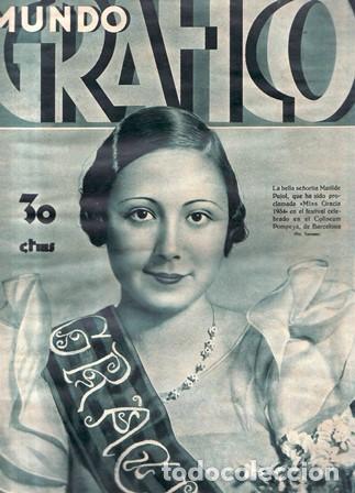 books: MUNDO GR&Aacute;FICO.- Revista popular ilustrada. A&ntilde;o XXIV. N&ordm; 1166. Director Jos&eacute; L. Camp&uacute;a.