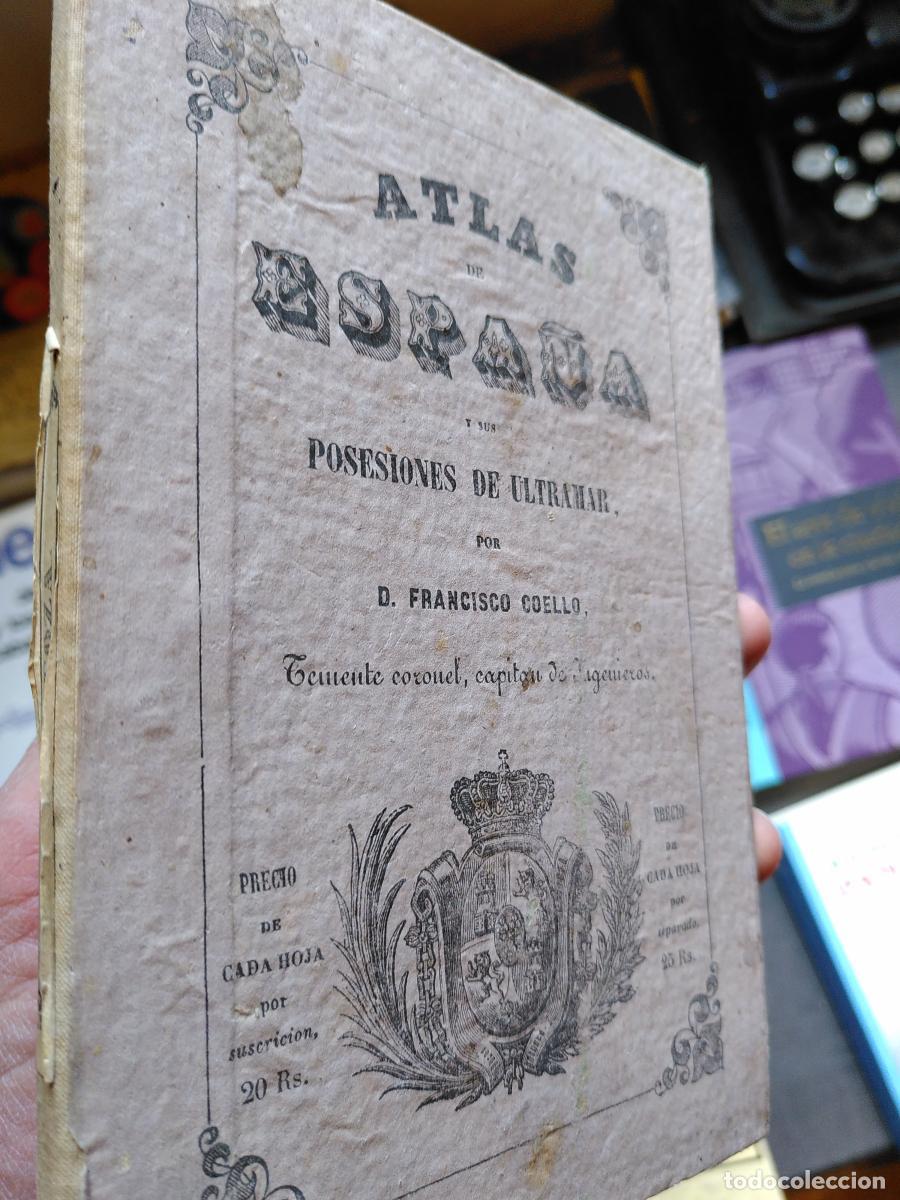 Livros em segunda m&atilde;o: ZAMORA. ATLAS DE ESPA&Ntilde;A Y SUS POSESIONES DE ULTRAMAR. - Francisco Coello