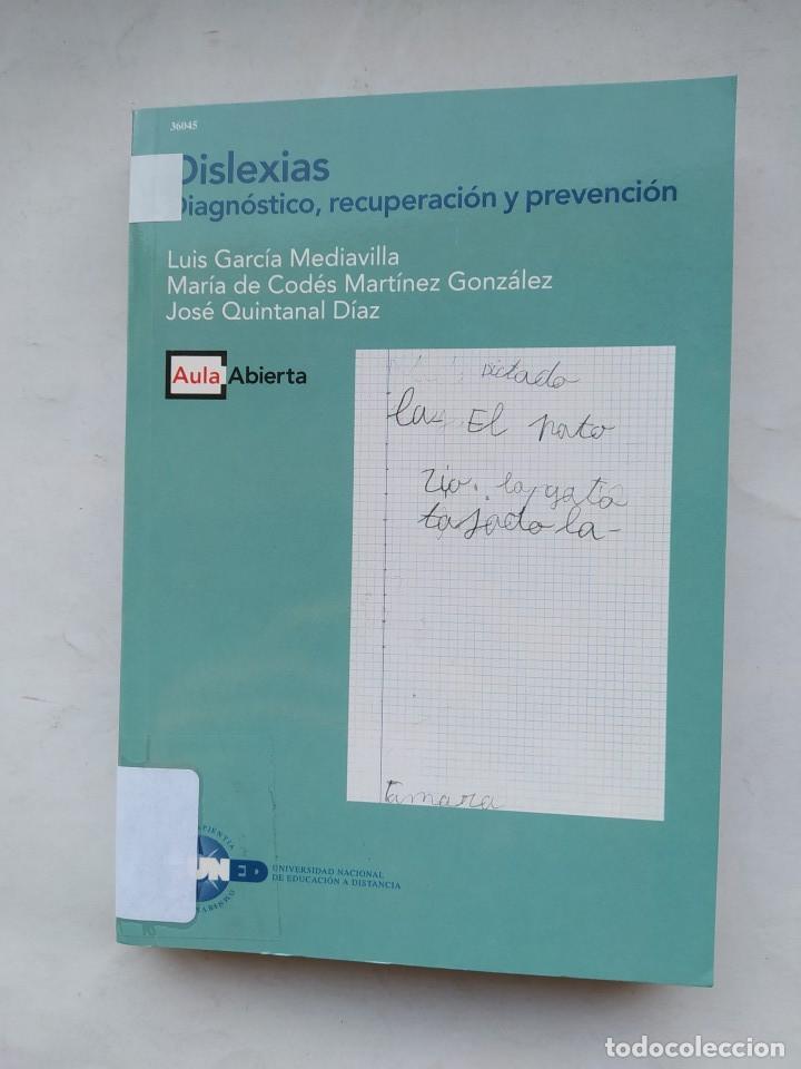 Libros: Dislexias. Diagn&oacute;stico, recuperaci&oacute;n y prevenci&oacute;n - vvaa. TDK584