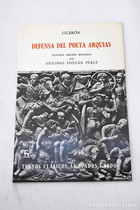 Libros: Defensa del Poetas Arquias. - Ciceron. TDK853