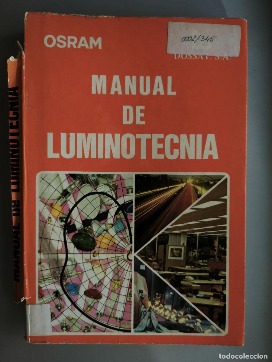 Libros: Manual de Luminotecnia. - Taboada Clemente, Juan Antonio. TDK857
