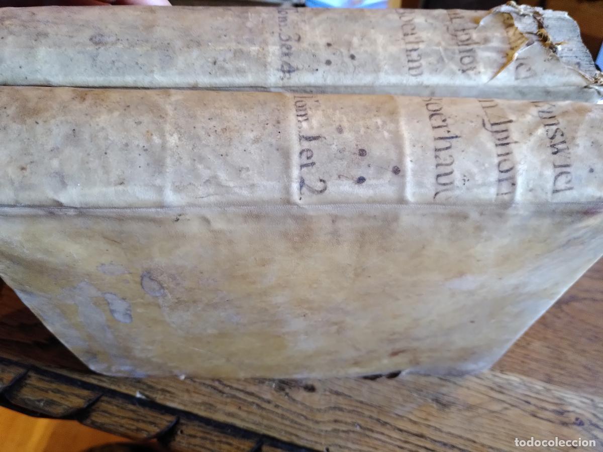 Libros: COMMENTARIA IN HERMANNI BOERHAAVE APHORISMOS DE COGNOSCENDIS ET CURANDIS MORBIS (4 tomos encuadernad