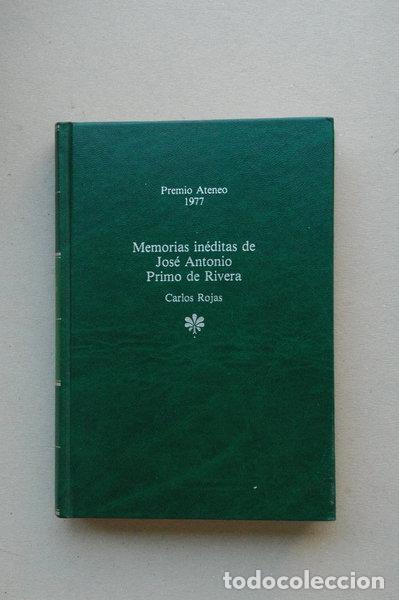 Libros: Memorias in&eacute;ditas de Jos&eacute; Antonio Primo de Rivera- 9788432060588