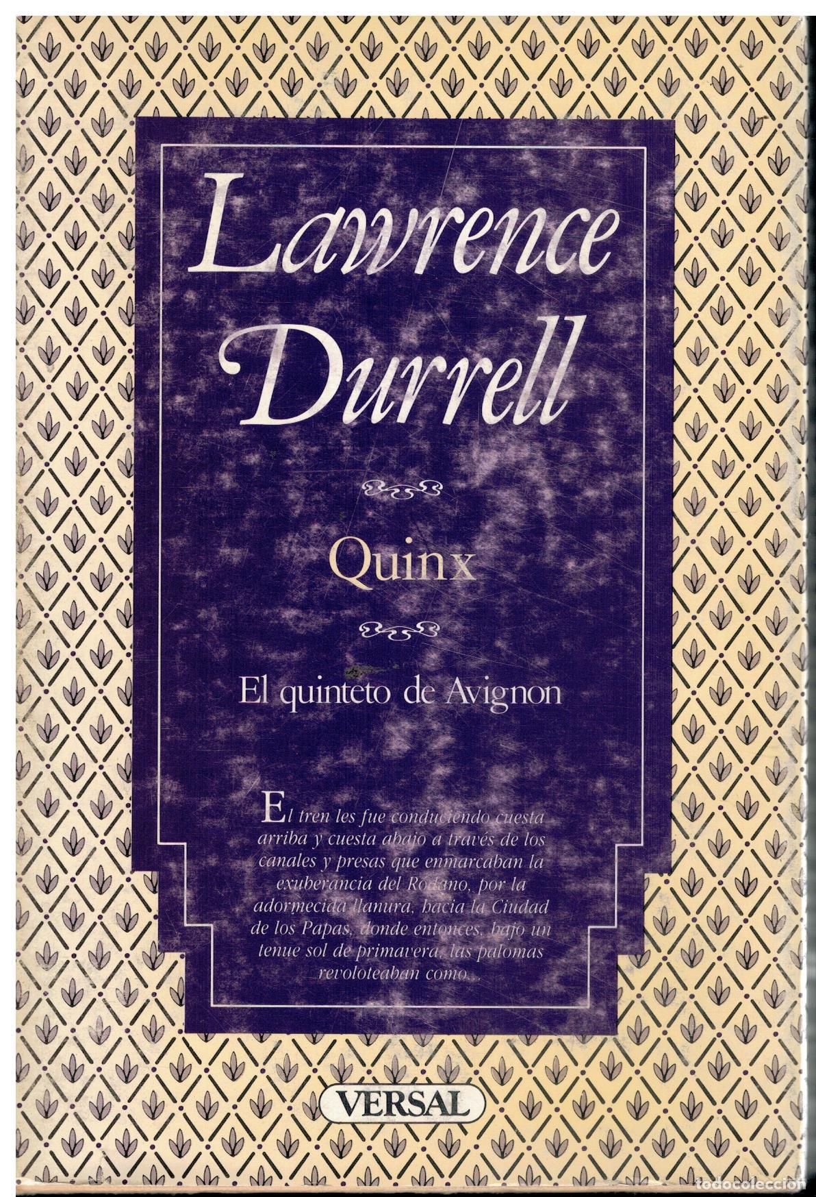 Libros: EL QUINTETO DE AVIGNON. QUINX, O EL RELATO DEL ASESINO.
