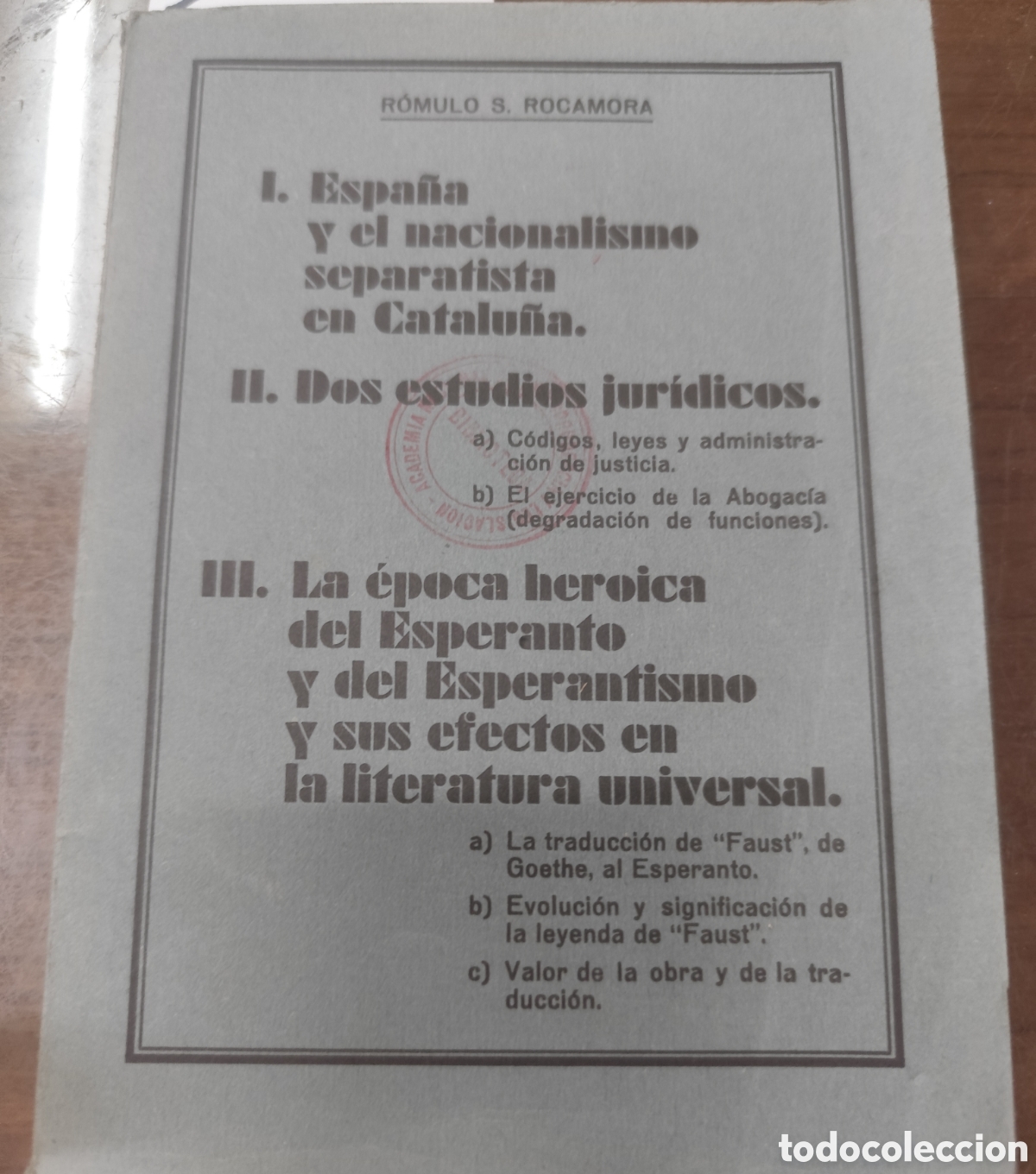 Libros: ESPA&Ntilde;A Y EL NACIONALISMO SEPARATISTA EN CATALU&Ntilde;A. DOS ESTUDIOS JURIDICOS. LA EPOCA HEROICA DEL ESPER