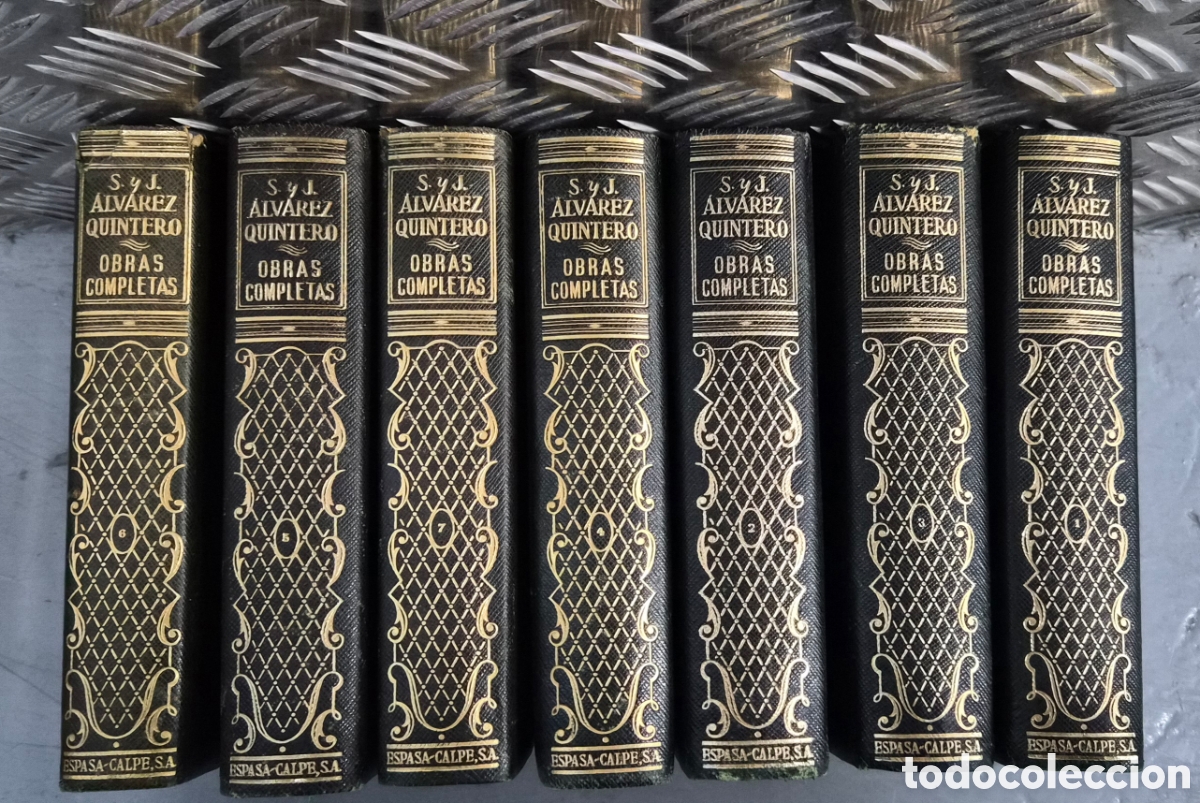 Libros: OBRAS COMPLETAS . ( 7 VOLS. ) &Aacute;LVAREZ QUINTERO, SERAF&Iacute;N Y JOAQU&Iacute;N - EDITORIAL: Espasa-Calpe. - &Aacute;LVAR