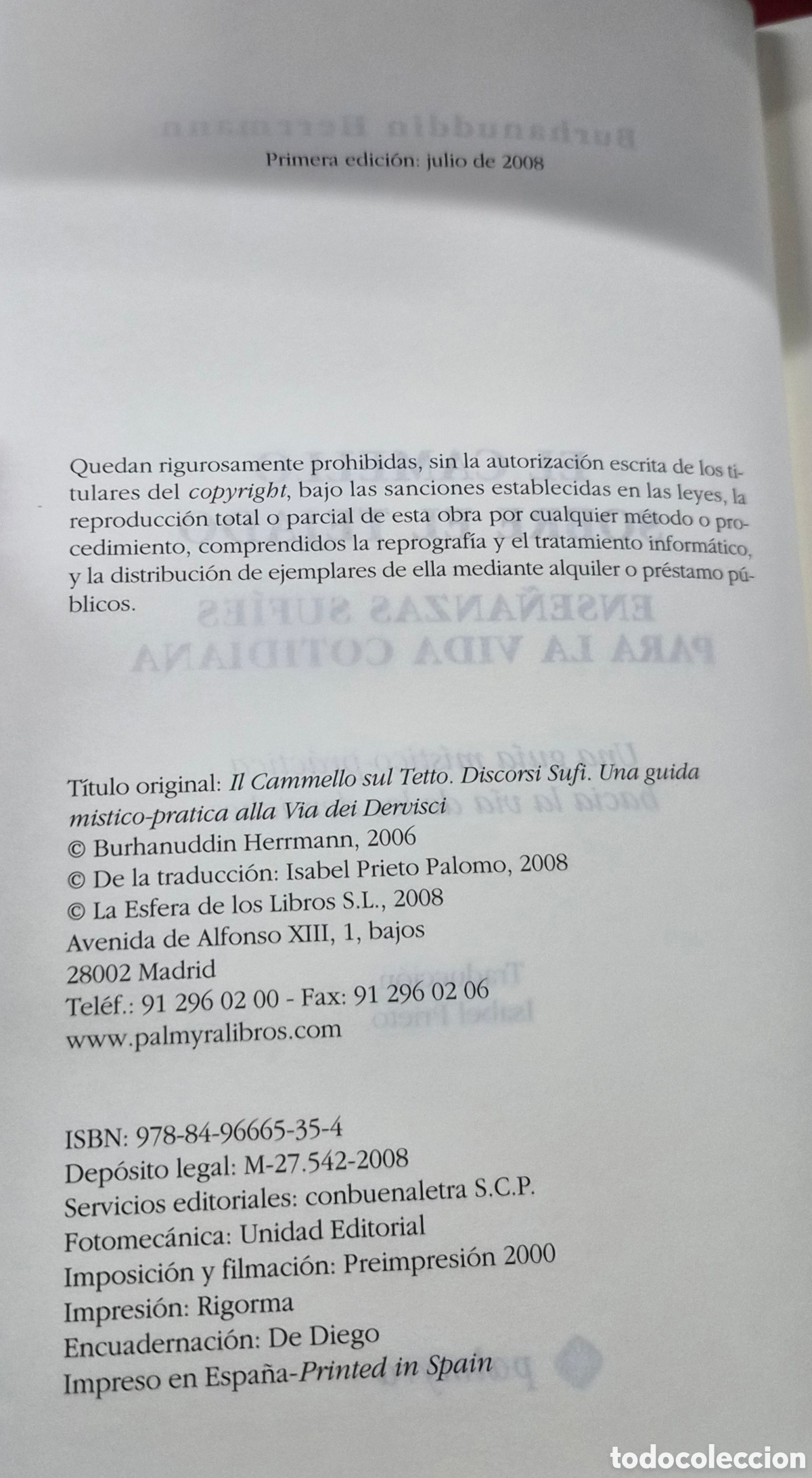Libros: EL CAMELLO SOBRE EL TEJADO - Foto 2